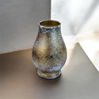 Gilded ceramic vase