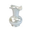 Ceramic vase "Mirror White"