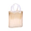 Sklyana vase-bag for flowers Amber 19 x 10 x 27cm