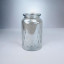 Glass vase for flowers miniature Blue