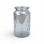 Glass vase for flowers miniature Blue