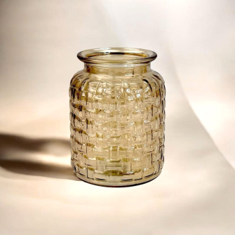 Miniature glass flower vase Gold