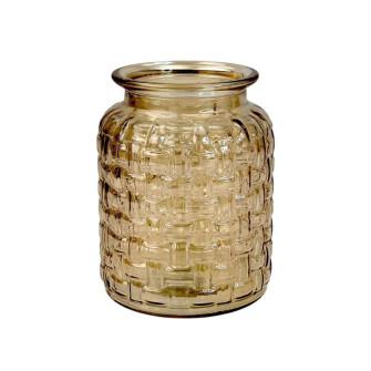 Miniature glass flower vase Gold