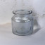 Glass vase for flowers miniature Blue