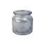 Glass vase for flowers miniature Blue
