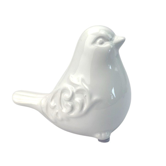 Ceramic figurine Little White Sparrow