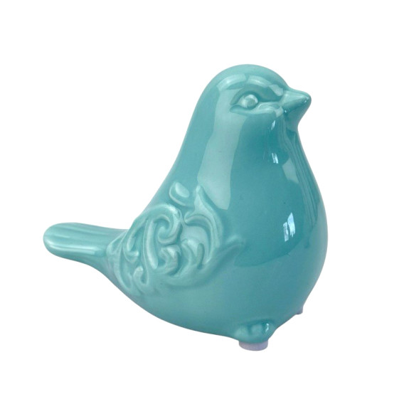 Ceramic figurine Little Blue Sparrow