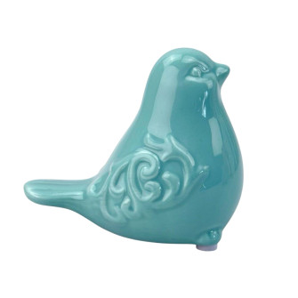 Ceramic figurine Little Blue Sparrow