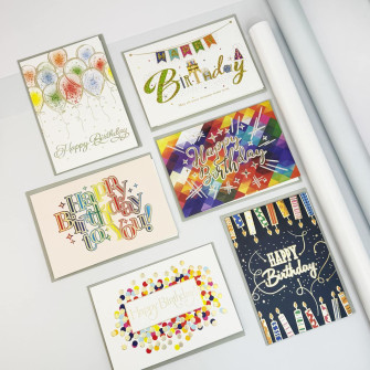 Greeting card with envelope "Party Vibes"