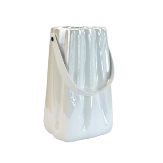 Ceramic vase-purse "Pearl White"