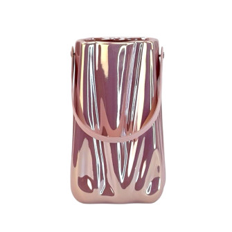 Ceramic vase-purse "Pearl Pink"
