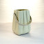 Ceramic vase-purse Cream