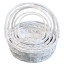 Set of 5 white round baskets