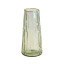 Glass flower vase Color Strips Green