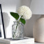 Glass vase for flowers miniature Blue