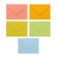 Colored envelope 13 x 9,3cm