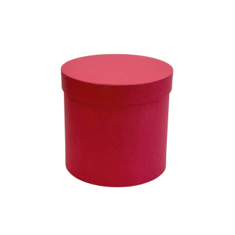 Set of 3 round boxes Red