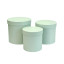 Set of 3 round boxes Mint