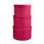 Set of 10 round velvet boxes red