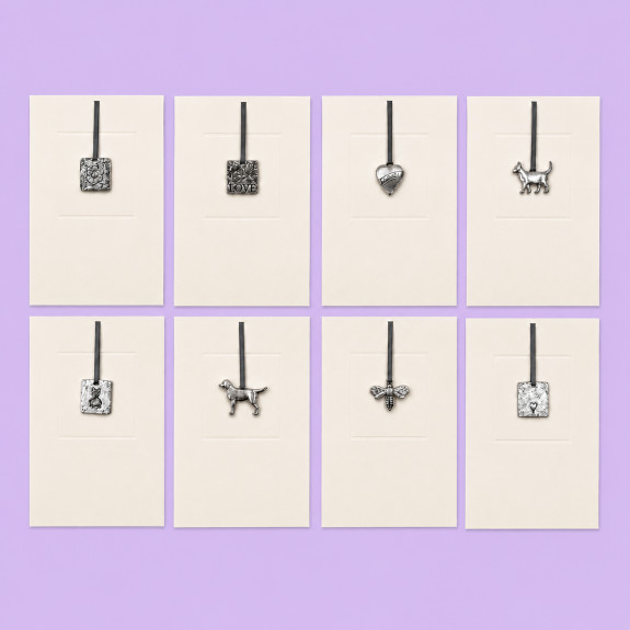 Greeting card with envelope "Silver"
