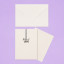 Greeting card with envelope "Silver"
