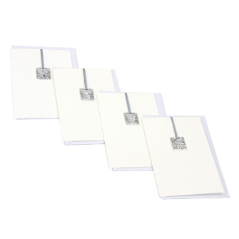 Greeting card with envelope "Silver"