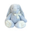 Soft toy Rabbit with a bow Light blue