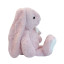 Soft toy Rabbit with a bow Pink