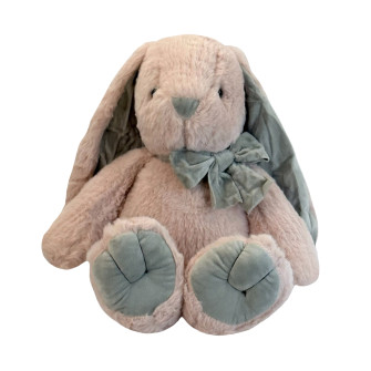 Soft toy Rabbit with a bow Powder