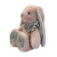 Soft toy Rabbit with a bow Powder