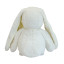 Soft toy Rabbit with a bow White