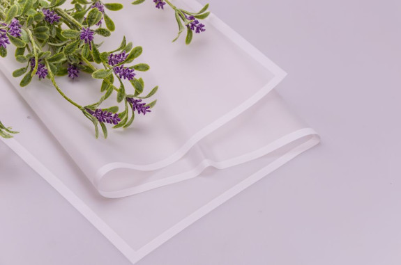 The film is matte from the border 60 × 60 cm. White