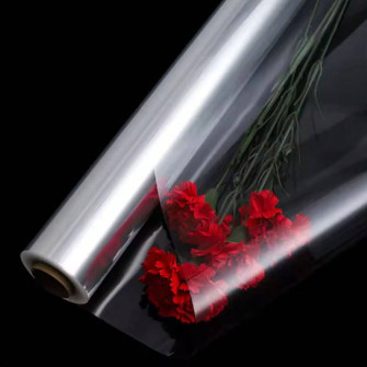 Transparent film for flowers 30cm x 49m