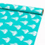 Coated paper 70cm x 10yards "Ice cream on turquoise"