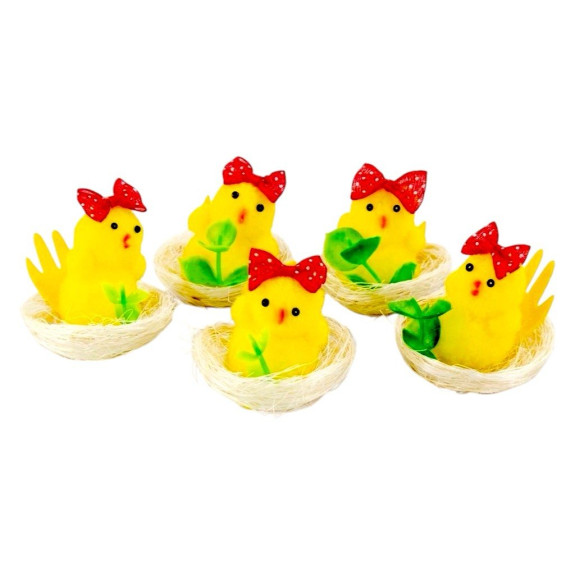 Chicks in a nest in a pack of 12 pieces