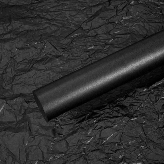 Paper silence pearlescent in sheets Black