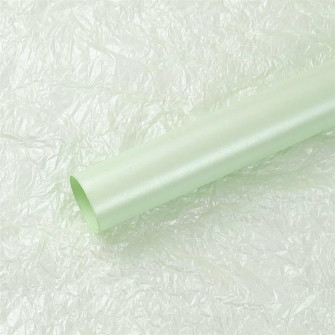 Paper silence pearlescent in sheets Green
