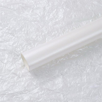 Paper silence pearlescent in sheets White