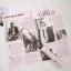 Matte film in sheets "Newspaper Girl" Pink