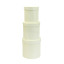 Set of 3 Ivory Round Boxes