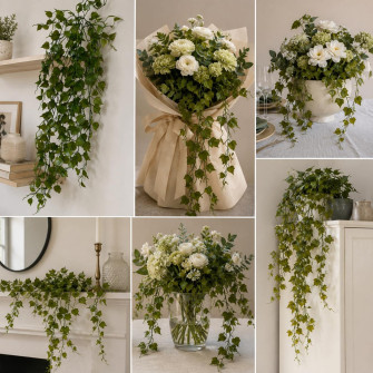 Artificial Hanging Greenery Dischidia