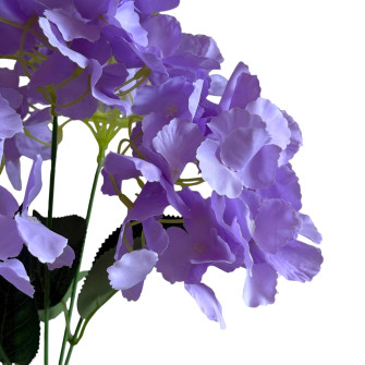 Hydrangea bouquet artificial Lavender