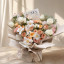 Matte film in a roll of 65 cm x 8 yards Crystal Cream