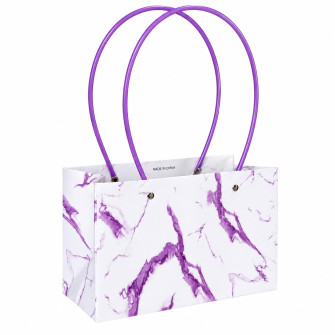 Paper bag for flowers Red M