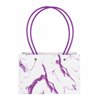 Paper bag for flowers Red M