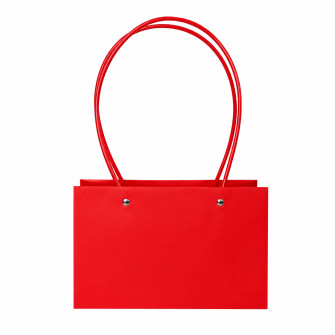Paper bag for flowers Red M