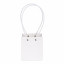 Paper bags for flowers White Textured XS