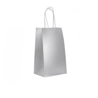 Kraft package 13 x 21 x 8cm Silver