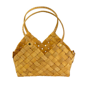 Set of 2 natural basket bags