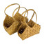 Set of 2 natural basket bags
